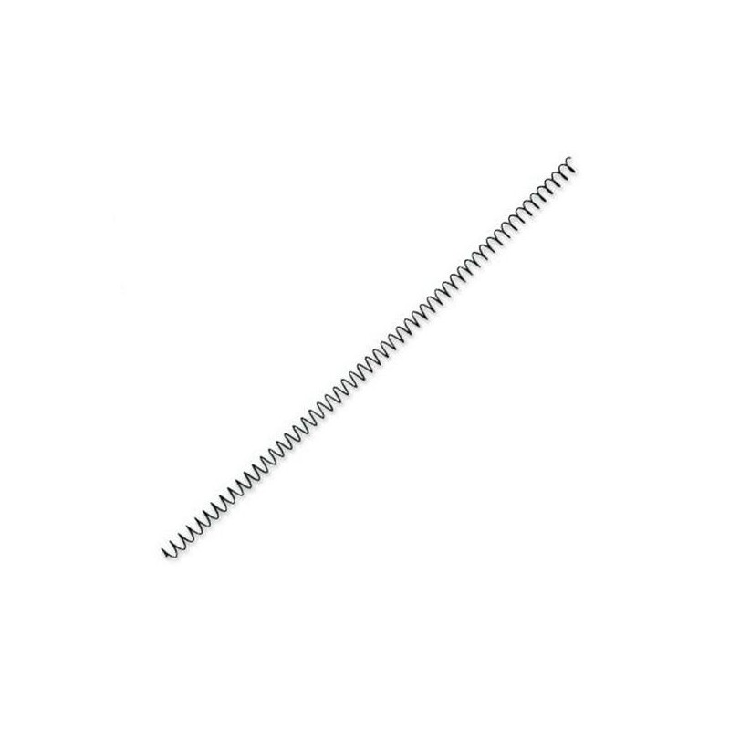 Espiral metálica Yosan - 64 perforaciones - 8 mm - Color negro - Caja 100 ud Espiral metálica Yosan - 64 perforaciones - 8 mm - Color negro - Caja 100 ud