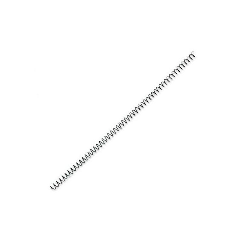 Espiral metálica Yosan - 64 perforaciones - 10 mm - Color negro - Caja 100 ud Espiral metálica Yosan - 64 perforaciones - 10 mm - Color negro - Caja 100 ud