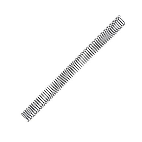 Espiral metálica Yosan - 64 perforaciones - 16 mm - Color negro - Caja 100 ud