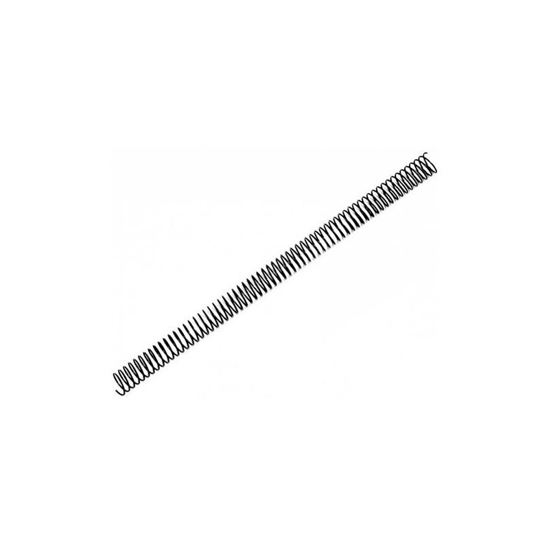Espiral metálica Yosan - 64 perforaciones - 18 mm - Color negro - Caja 100 ud Espiral metálica Yosan - 64 perforaciones - 18 mm - Color negro - Caja 100 ud