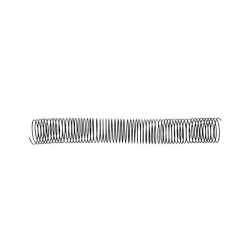 Espiral metálica Yosan - 64 perforaciones - 36 mm - Color negro - Caja 25 ud