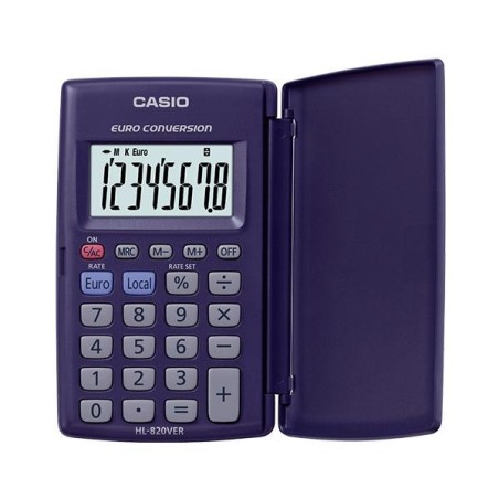 Calculadora de bolsillo Casio HL-820VERA - 10 x 62,5 x 104 mm