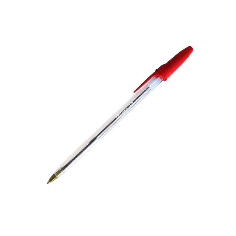 Bolígrafo Dequa - Punta 1 mm - Color rojo Bolígrafo Dequa - Punta 1 mm - Color rojo