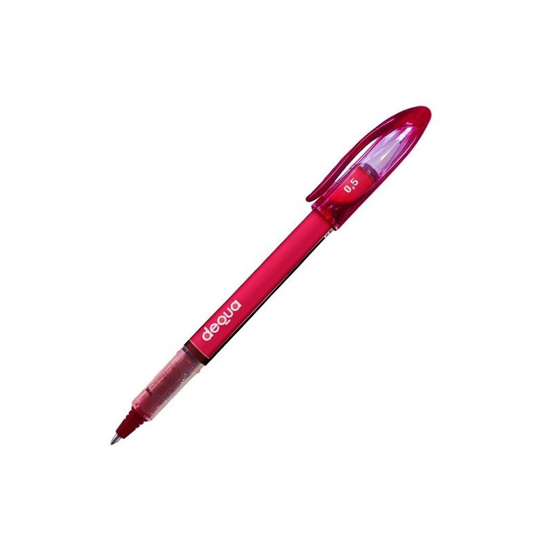 Roller Dequa - Punta 0,5 mm - Color rojo Roller Dequa - Punta 0,5 mm - Color rojo