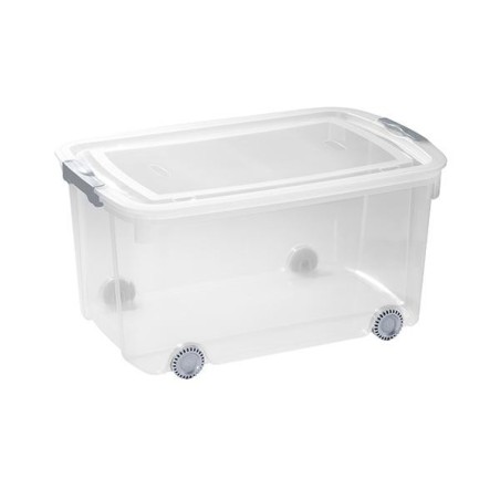 Caja Logic Curver - Con ruedas - 50 L - 595 x 395 x 310 mm - Transparente
