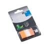Banderitas adhesivas con dispensador Info flags - 25 x 43 mm - Color naranja
