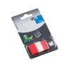 Banderitas adhesivas con dispensador Info flags - 25 x 43 mm - Color rojo