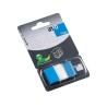 Banderitas adhesivas con dispensador Info flags - 25 x 43 mm - Color azul