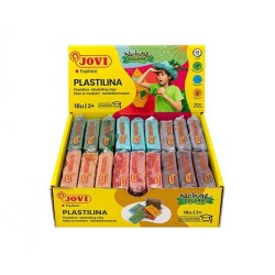 Plastilina Jovi Nature - 50 g - Colores surtidos - Caja 18 ud