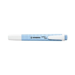 Marcador fluorescente Stabilo Swing Cool Pastel - Punta biselada - Trazo 1 - 4 mm - Color azul ventoso