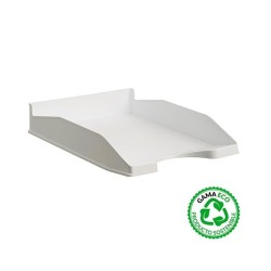 Bandeja Dequa - Poliestireno - 34,5 x 25,5 x 6 cm - Color blanco