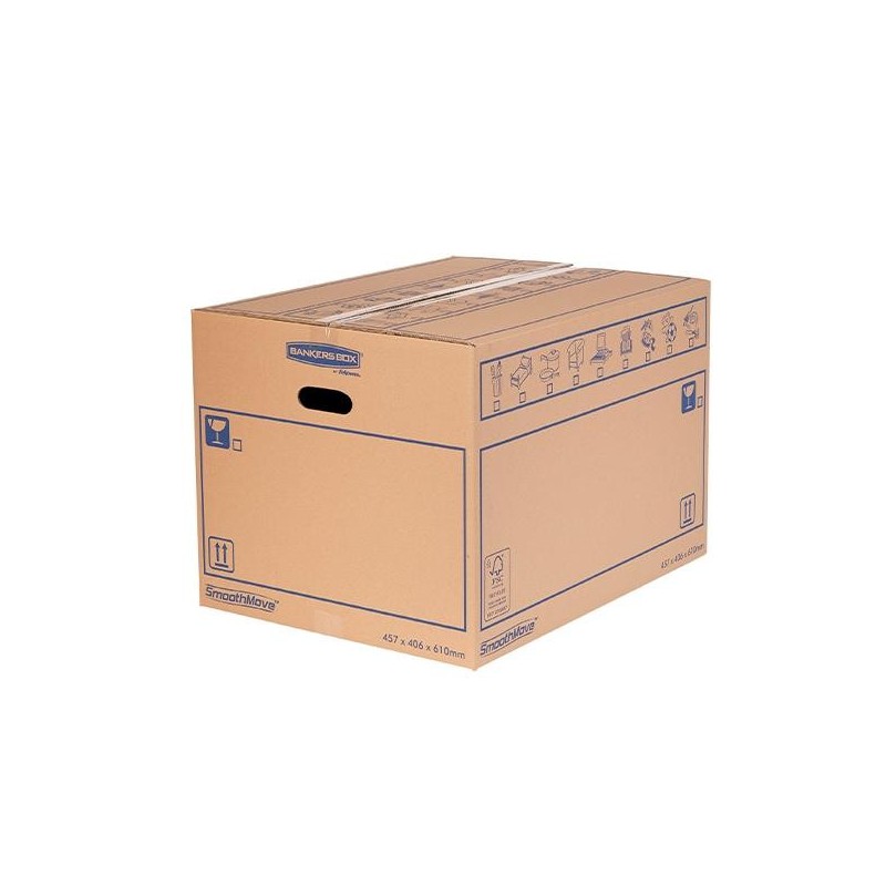 Caja de transporte Bankers Box - Montaje manual - 32 l - 43x30x25 cm