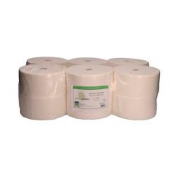 Papel higienico industrial Green Source - 2 capas - 1819 servicios - Pack 12 ud