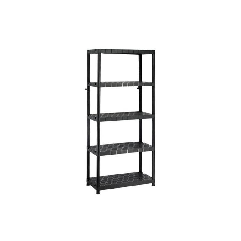Estantería Keter Sigma 16 - Polipropileno - 184 x 41 x 85 cm - Color negro Estantería Keter Sigma 16 - Polipropileno - 184 x 41 x 85 cm - Color negro