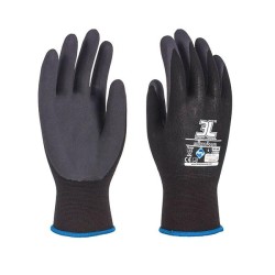 Guantes Microfoam - Color negro - Talla 10