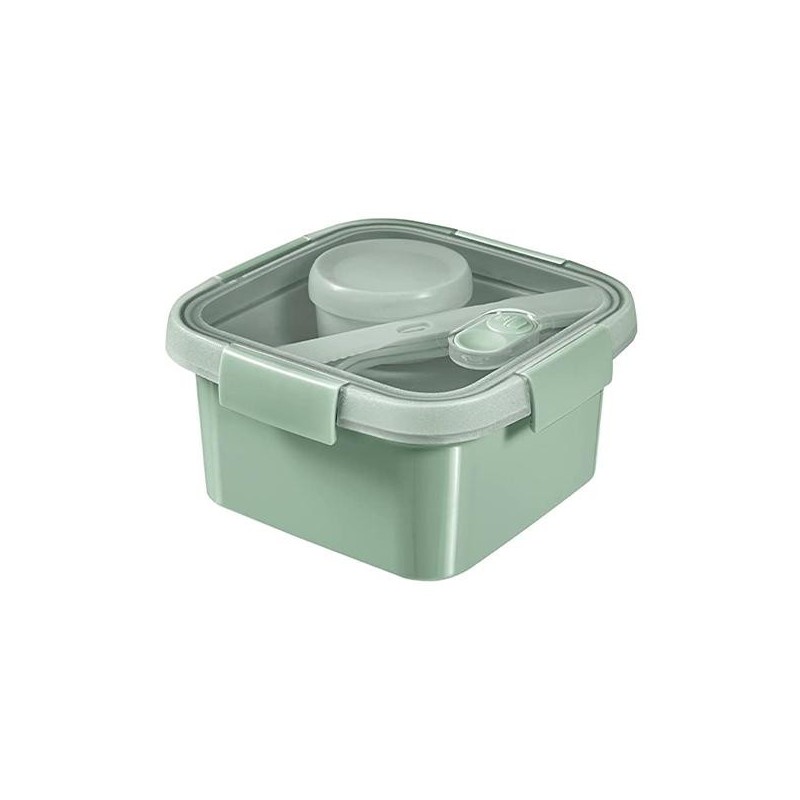Fiambrera Curver Smart To-Go - 1,1 l - Incluye cubiertos