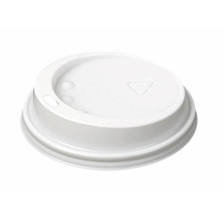 Tapa para vasos compostable - 70 mm - Pack 100 ud