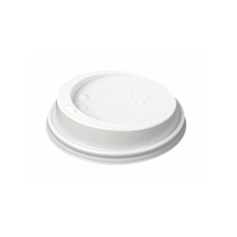 Tapa para vasos compostable - 80 mm - Pack 100 ud Tapa para vasos compostable - 80 mm - Pack 100 ud
