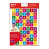 Gomets temáticos ABC Apli - Colores surtidos - 12 hojas - 840 ud