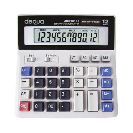 Calculadora de oficina Dequa 12 dígitos teclas especiales ordenador