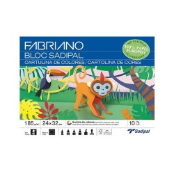 Cuaderno Sadipal manualidades - Cartulinas - 32 x 24 cm - Colores surtidos