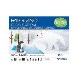 Cuaderno manualidades Sadipal - Cartulinas - 32 x 24 cm - Color blanco