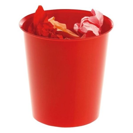 Papelera Archivo 2000 - Plástico - 18 L - Color rojo
