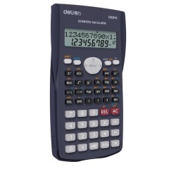 Calculadora científica Deli ED82MS - 12 dígitos - Color negro