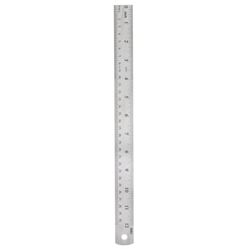 Regla metálica Deli Classic - 30 cm