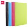 Carpeta 40 fundas Deli Rio Soft - PP - A4 - Color surtido aleatorio