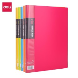 Carpeta 40 fundas Deli Rio - PP - A4 - Color surtido aleatorio