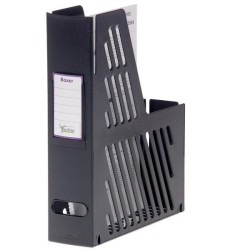 Revistero Boxer Archivo 2000 - Poliestireno - 24 x 7,5 x 31,5 cm - Color negro