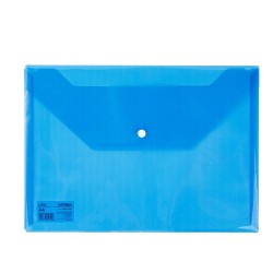 Sobre con broche Deli Aurora - PP - A4 - 120 micras - Color azul