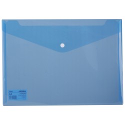 Sobre con broche Deli Aurora - PP - A4 - 160 micras - Color azul