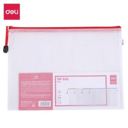 Bolsa cremallera Deli Start - PVC - A4 - 180 micras - Color surtido aleatorio