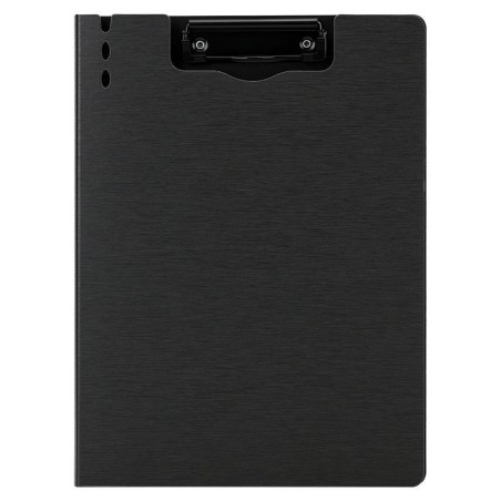 Portabloc carpeta con pinza Deli - PVC -A4 - Color gris