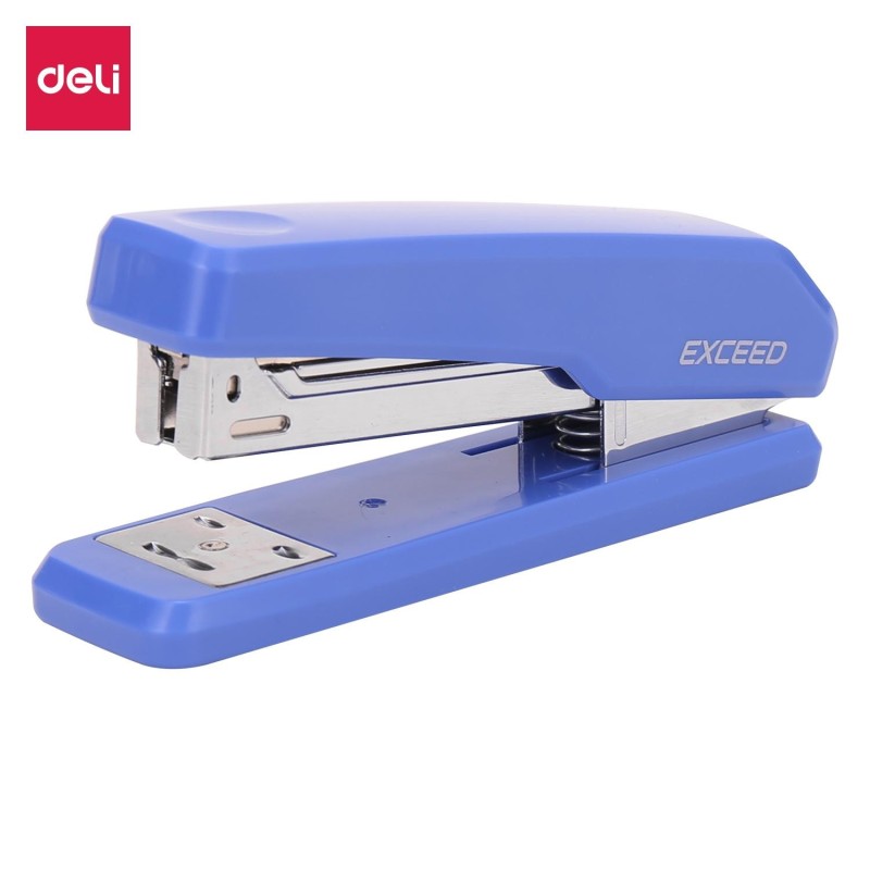 Grapadora Deli Exceed - 25 hojas - Color azul