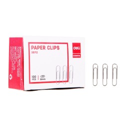 Clips Deli Essential - 33 mm - Caja 100 ud.