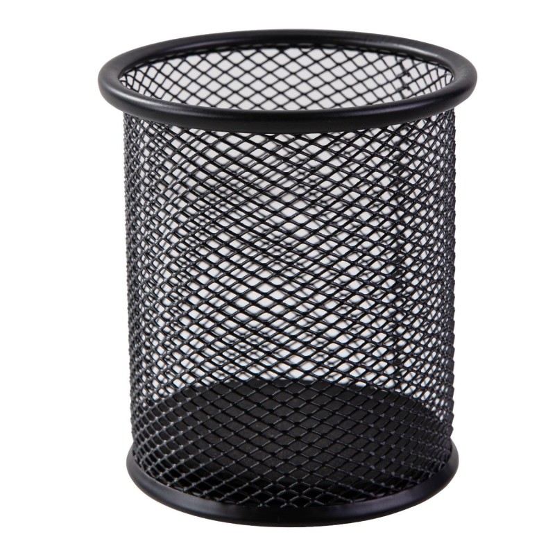 Cubilete rejilla Deli - 91 x 98 mm - Color negro