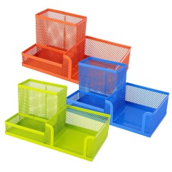Organizador rejilla Deli - 80 x 80 x 90 mm - Color surtido aleatorio