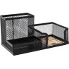 Organizador rejilla Deli - 215 x 75 x 53 mm - Color negro