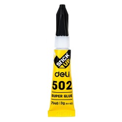 Tubo pegamento instantáneo Deli Stick Up 502 - 3 g.