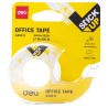 Cinta adhesiva cristal Deli Stick Up + dispensador - 18 mm x 7,62 m