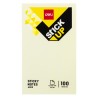 Notas adhesivas Deli Stick Up - 100 hojas - 76 x 126 mm - Color amarillo