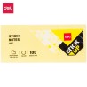 Notas adhesivas Deli Stick Up - 100 hojas - 38 x 51 mm - Color amarillo - Pack 3 blocs