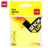 Notas adhesivas Deli Stick Up - 4 x 25 hojas - 76 x 76 mm - Colores neón surtidos