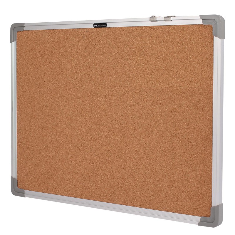 Tablero de corcho Deli Universal - Aluminio - 45 x 60 cm Tablero de corcho Deli Universal - Aluminio - 45 x 60 cm