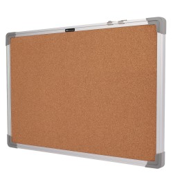 Tablero de corcho Deli Universal - Aluminio - 60 x 90 cm