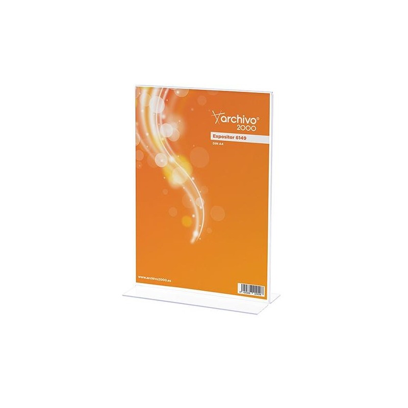 Expositor de sobremesa para folletos Archivo 2000 - Doble - Forma T - A4
