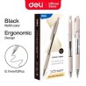 Bolígrafo retráctil Deli Xtream - Punta 0,7 mm - Color negro